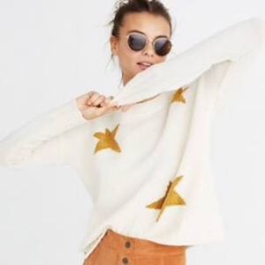 New Madewell Star Pullover Sweater